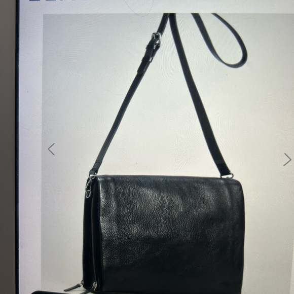 Elk Bolsi Large Black Computer Bag BNWOT - Picture 3 of 6